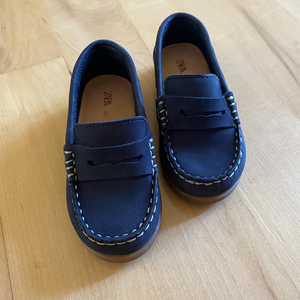 Leather loafers for toddler